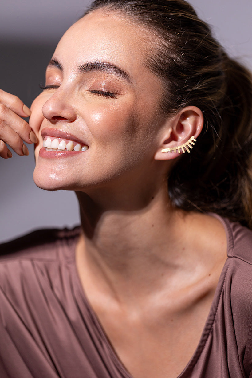 Climbers Earrings Violet