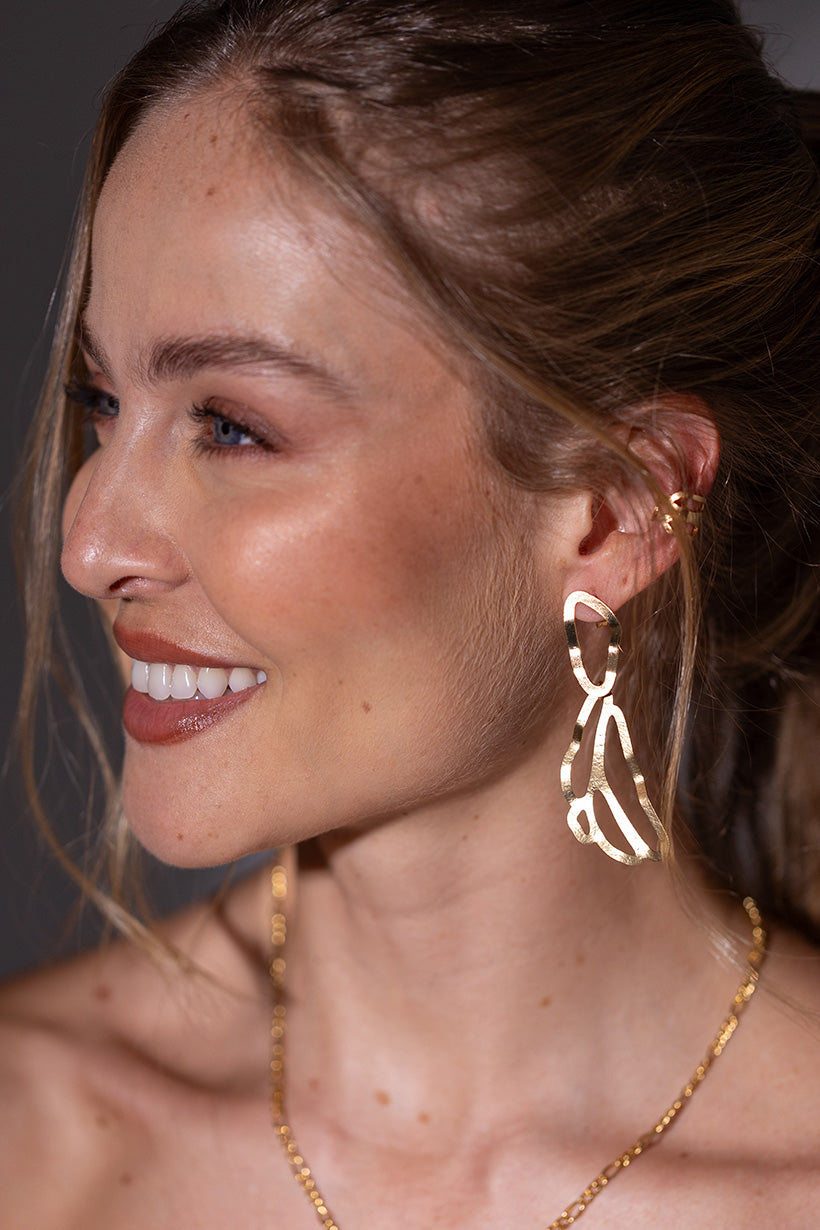 Monarch Wing Earrings