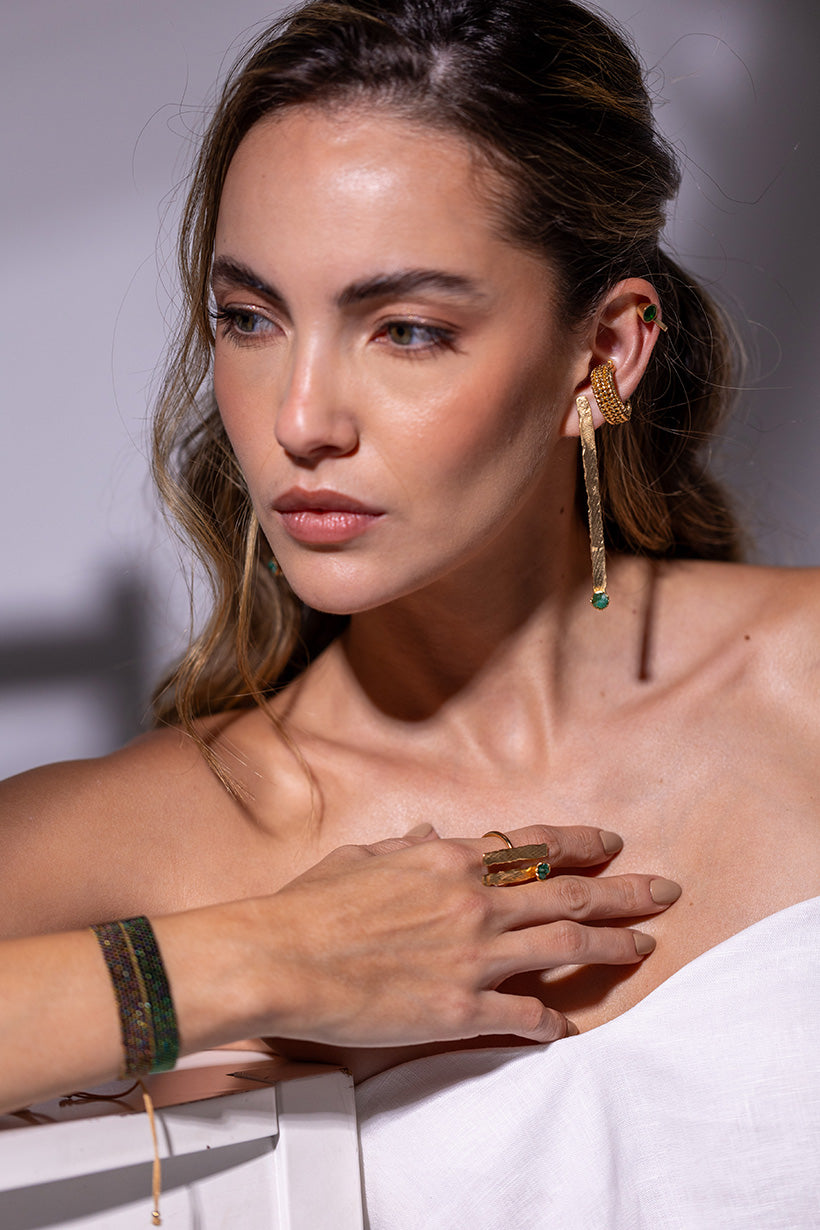 Celina Emerald Earrings